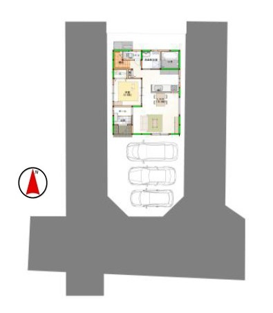 【区画図】 | 東大阪市大蓮南1丁目 | ※太陽光発電条件付物件。販売価格は屋根貸システム（太陽光発なし）の価格、こちらの場合は発電開始後10年経過後無償譲渡になります。※太陽光発電付き（売電付き）の場合は物件価格に100万円プラスです。