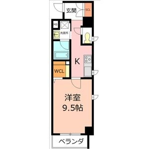 アーバンライフ名駅ウエストの間取り