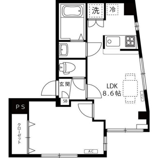 【間取り】 | ラ・フォート南千住 | 間取りです。
