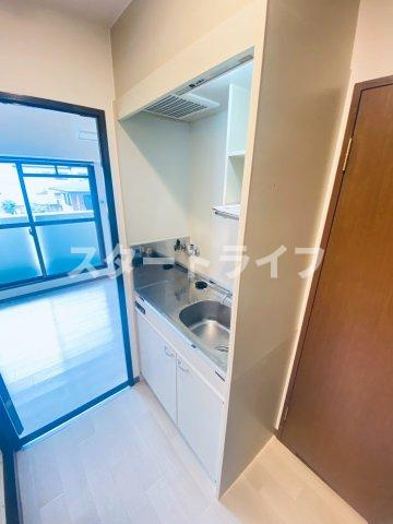 大阪市東淀川区豊新２丁目の賃貸マンションのキッチン
