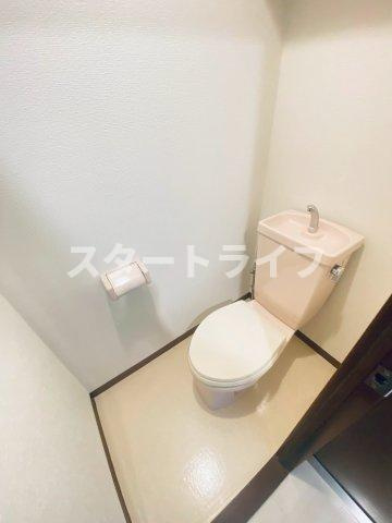 大阪市東淀川区豊新２丁目の賃貸マンションのトイレ