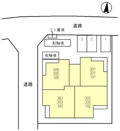 D-Residence千里丘の区画図