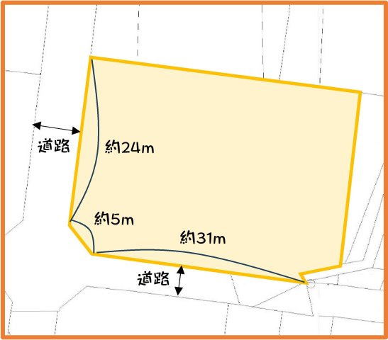 宜野座村松田の区画図