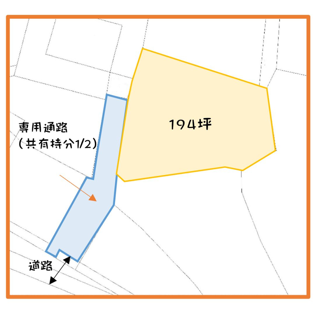 本部町東の区画図