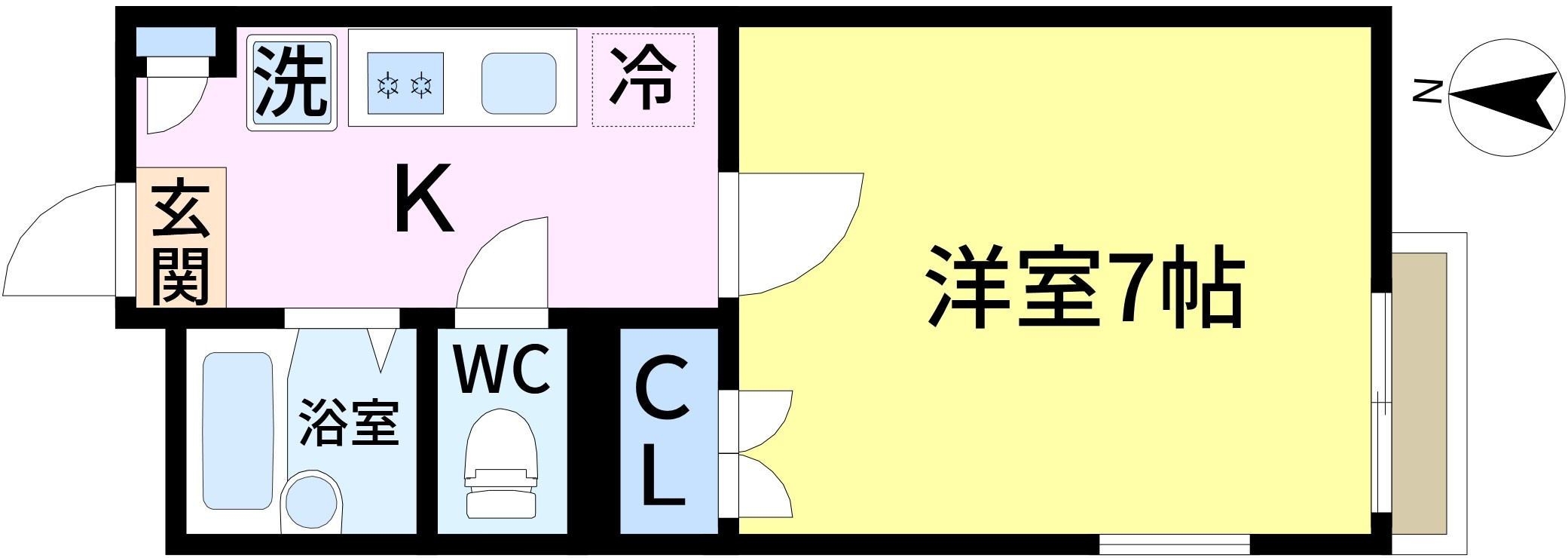 Welina SHOE Ⅱの間取り