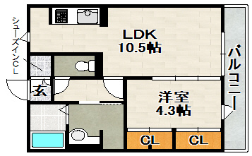 ラコルトの間取り