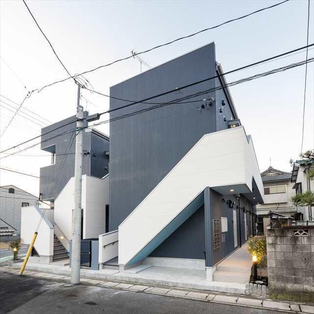 松戸市樋野口のアパートの外観