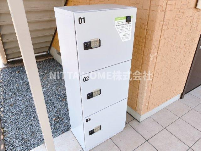 シャーメゾン楽音寺 Ｆのセキュリティ|宅配ボックス完備です☆彡