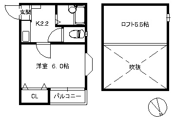 【間取り】 | ポラリス箱崎東Ⅰ　★プライスホームなら仲介手数料が割引価格です！★