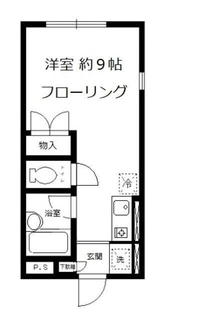 グリーンハイツＭの間取り|間取りです。