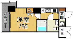 エスキュート尼崎2の間取り
