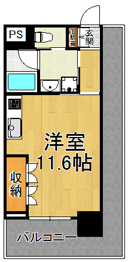 ベルファース尼崎の間取り