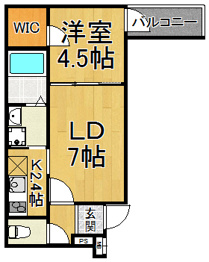 フジパレス尼崎西浦公園3番館の間取り