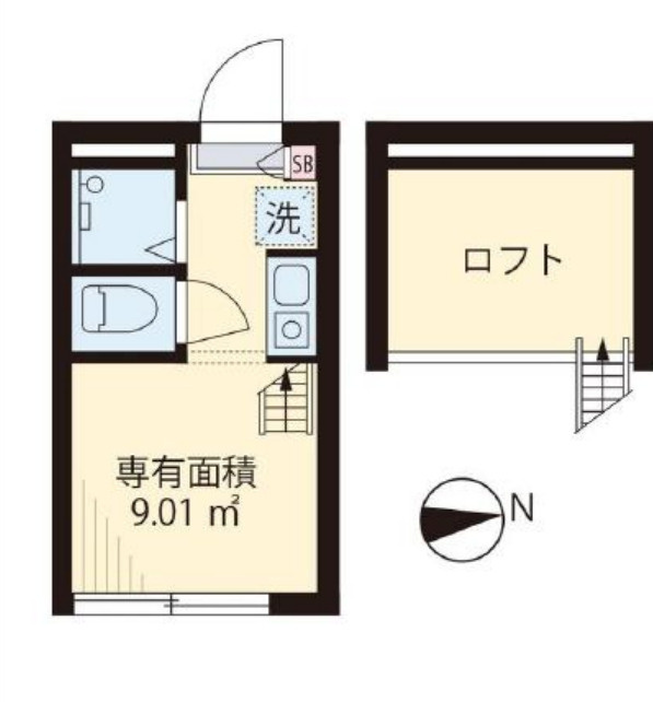 フィリップ東中野の間取り