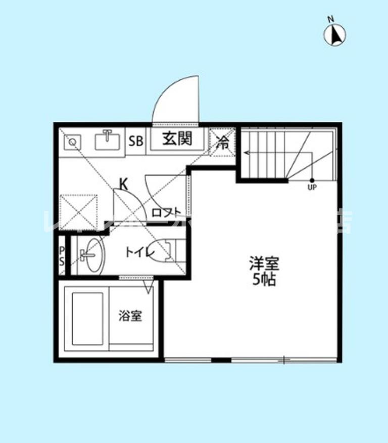 ロンド・ベル※初期費用分割あと払いサービス利用可能物件の間取り