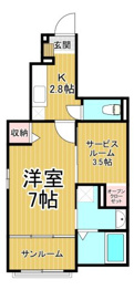 ＥＳＳＥＮＣＥ　2の間取り