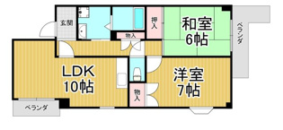 雅マンションパート２の間取り