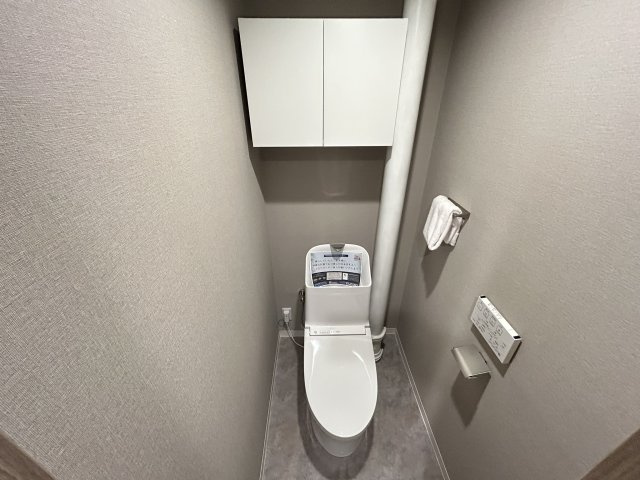 【トイレ】 | ローズハイツ夙川 | コンパクトで使いやすいトイレです