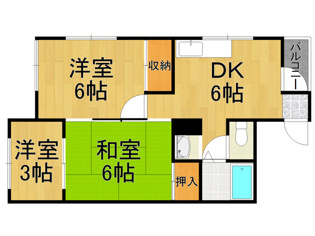 東雲マンションBの間取り