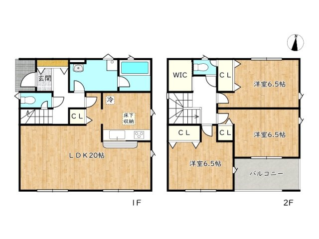【間取り】 | たつの市龍野町末政第2／1期3棟