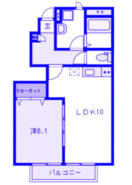 アムールセンタービレッジの間取り