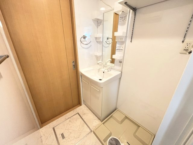 清潔感のある洗面所