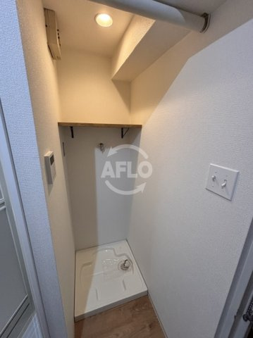 大国町レジデンスの内装|大国町レジデンス　室内洗濯機置き場