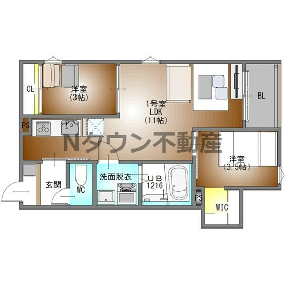 【間取り】 | REGALEST名駅松原 | 間取りです。