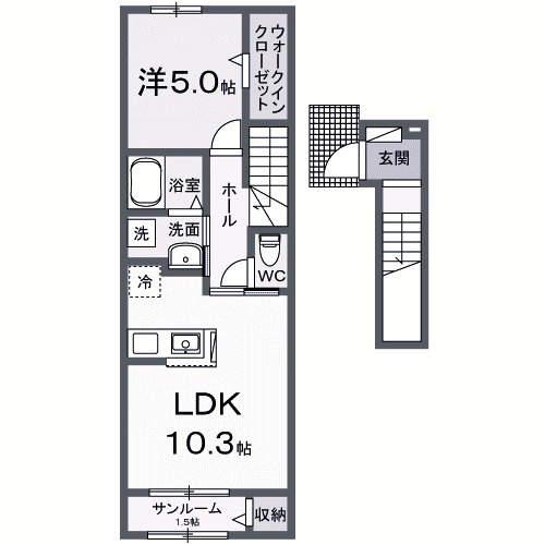 【間取り】 | ひまわり　ノツケ