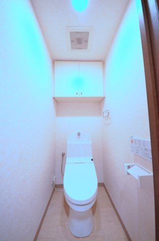 ライオンズマンション大原駅前のトイレ|使用感の少ない綺麗なトイレ。
ウォシュレット付きです