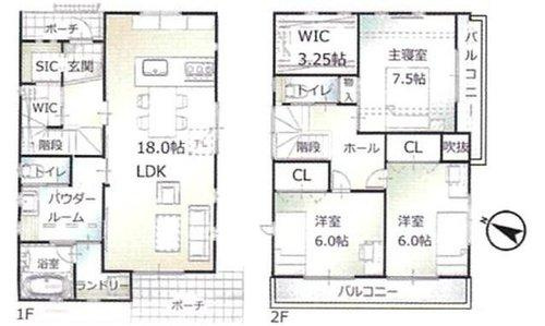中野2丁目の間取り|JR安芸中野駅徒歩4分の平地