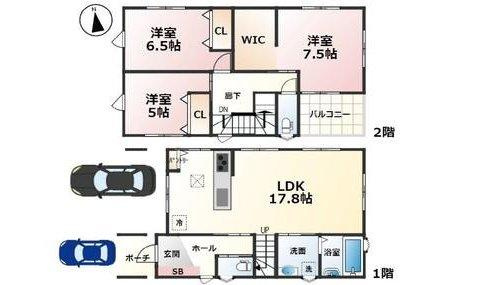 新庄町の間取り|JR三滝駅徒歩15分