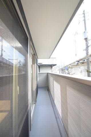 浜田本町のバルコニー|南向きの明るいバルコニー