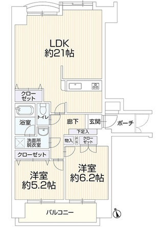藤和平和公園ホームズの間取り|令和8年1月リフォーム済の綺麗なお部屋です