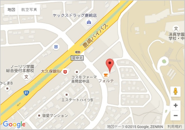 フォレストヒル勇 Bの地図|案内図