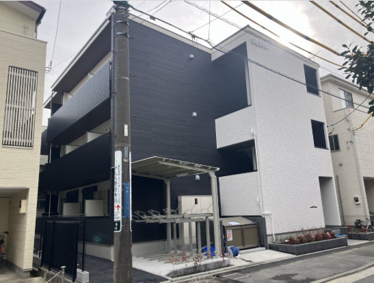 川崎市幸区小倉４丁目のアパートの外観