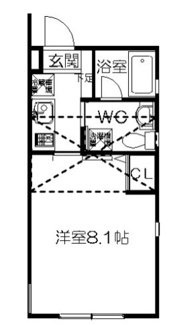 【間取り】 | マイコート国立中Ⅱ | 間取りです。