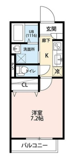 【間取り】 | Ａｍｏｕｒ　高尾 | 間取りです。