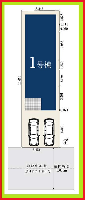 名古屋市熱田区木之免町の新築一戸建の区画図|◇区画図◇