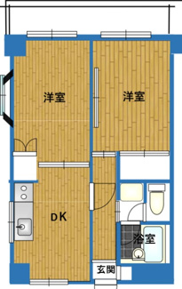 【間取り】 | ロイヤル大和