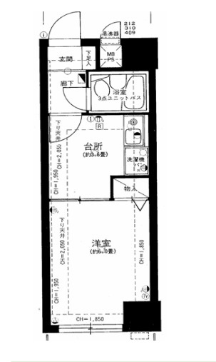 ライオンズマンション板橋中丸町の間取り