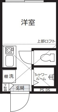 新宿区原町３丁目のアパートの間取り