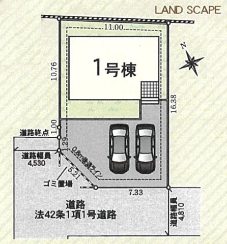 【区画図】 | 秦野市西田原　限定１棟　新築住宅
