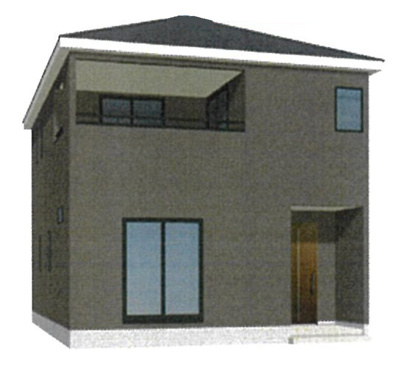 【外観パース】 | 秦野市西田原　限定１棟　新築住宅