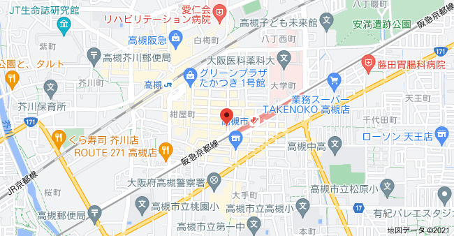 【地図】 | グランベール高槻