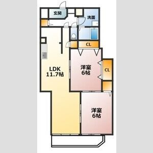 コンフォートフカヤ　　刈谷市近郊の賃貸はクラスホーム刈谷店の間取り