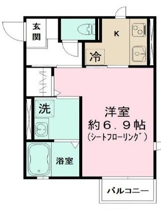 クロスガーデン町田の間取り|間取りです。