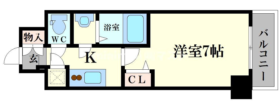 ファーストステージ梅田WESTの間取り