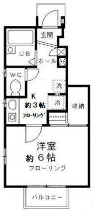 ＫＥフラッツの間取り|間取りです。