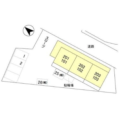 【区画図】 | コーポフジ